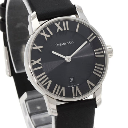 Tiffany & Co. Atlas Domestic Watch SS Leather