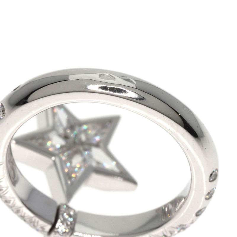 Chanel Comet Diamond Ring 18K White Gold