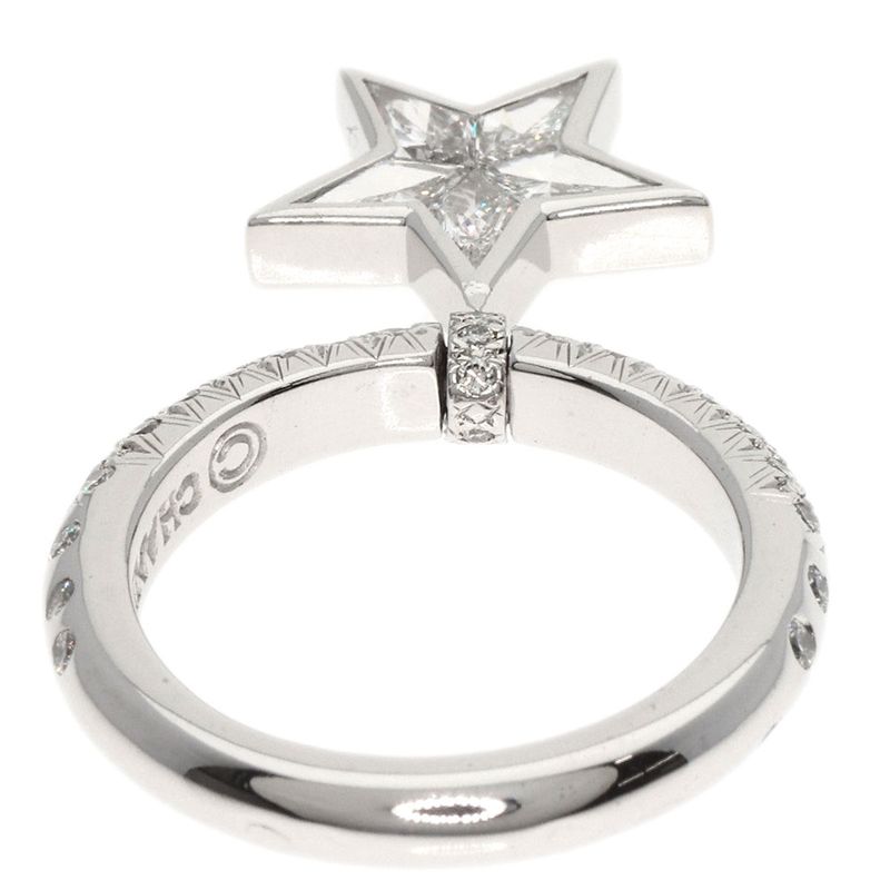 Chanel Comet Diamond Ring 18K White Gold