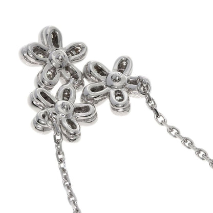 Van Cleef & Arpels Socrates 3 Flowers Diamond Necklace 18K