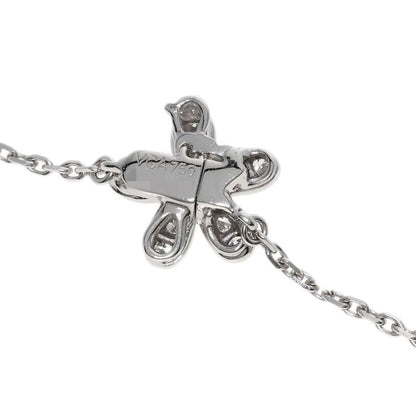 Van Cleef & Arpels Socrates 3 Flowers Diamond Necklace 18K