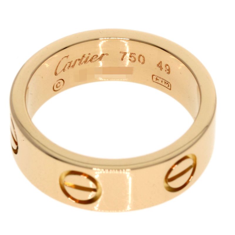 Cartier Love Ring 49 Ring 18K Pink Gold