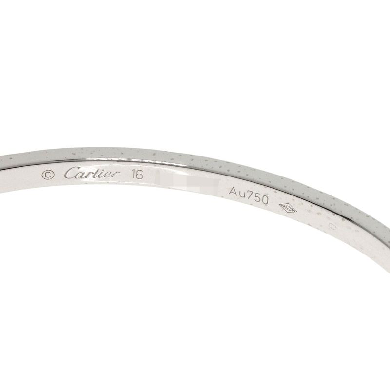 Cartier Love Bracelet SM Full Diamond 16 Driver None Bracelet 18K White Gold