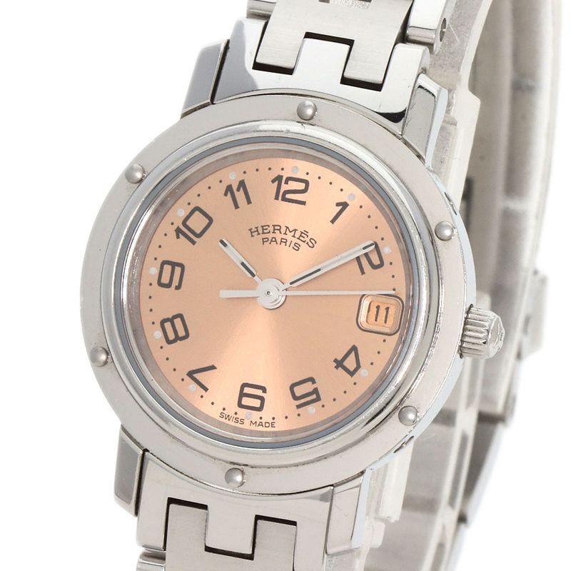 Hermes Clipper Watch SS
