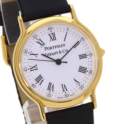Tiffany & Co. Portfolio Watch Leather Boys