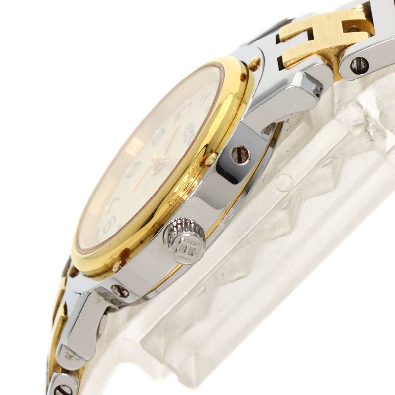 Hermes Clipper Old Belt Watch SS Combination