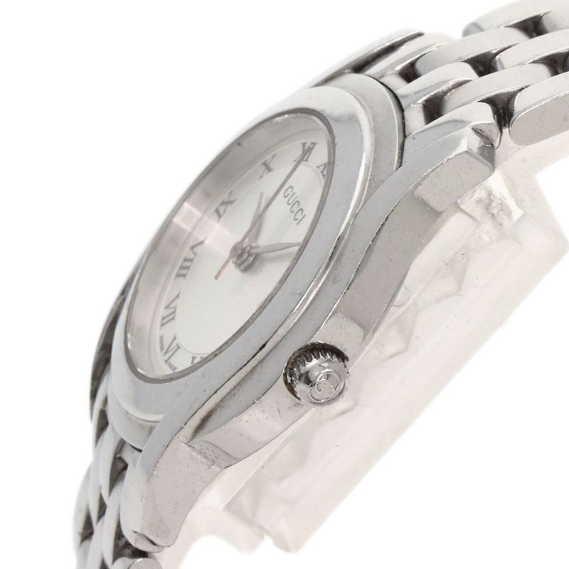 Gucci Round Face Watch SS