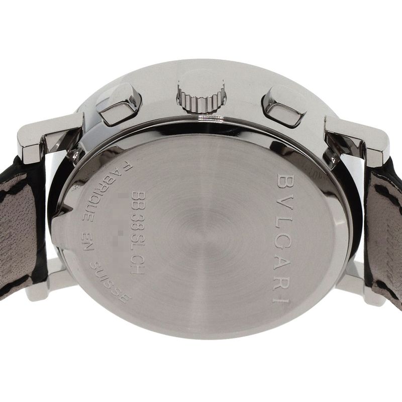 Bvlgari Watch SS Leather