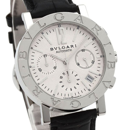 Bvlgari Watch SS Leather