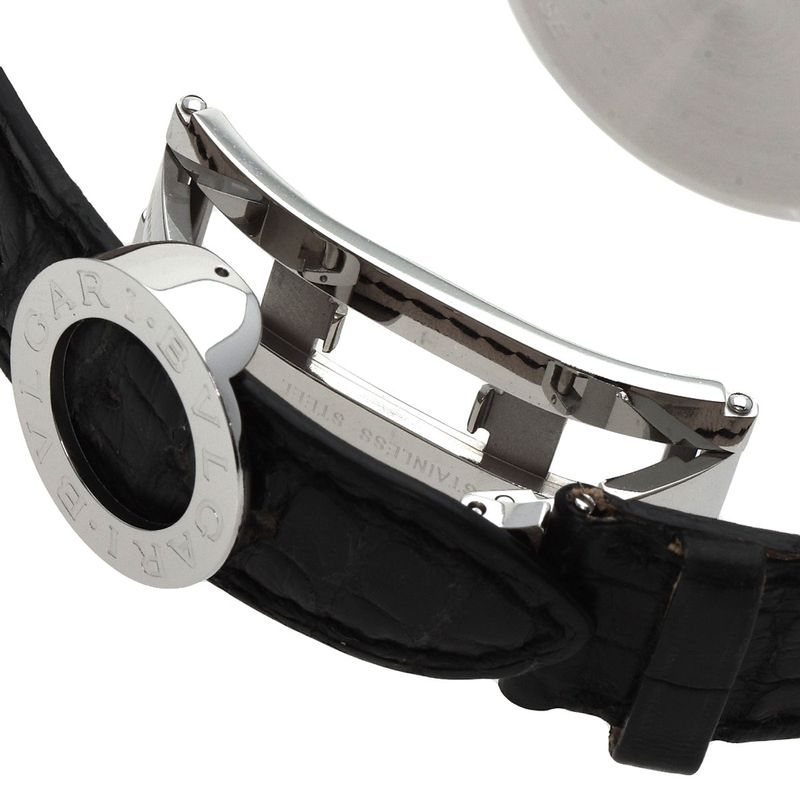 Bvlgari Watch SS Leather