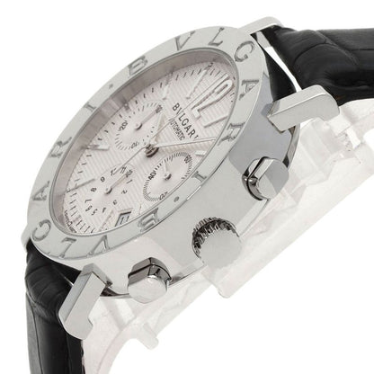 Bvlgari Watch SS Leather