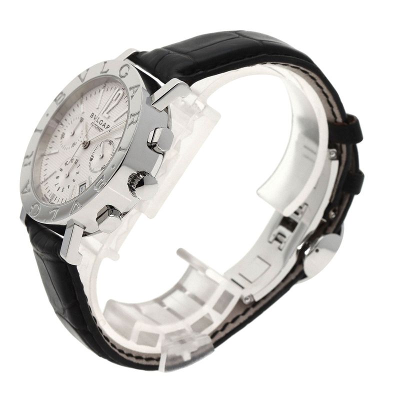 Bvlgari Watch SS Leather