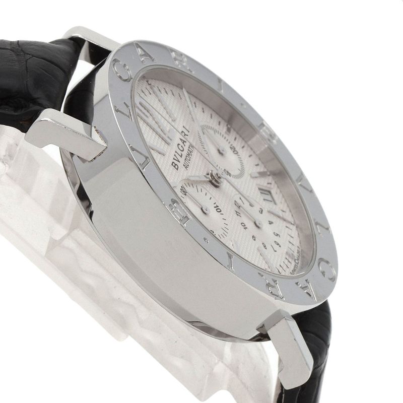 Bvlgari Watch SS Leather