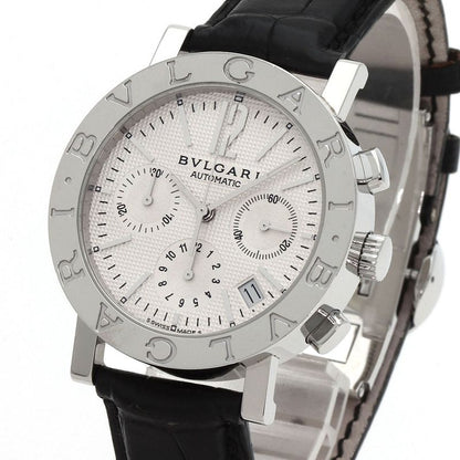 Bvlgari Watch SS Leather