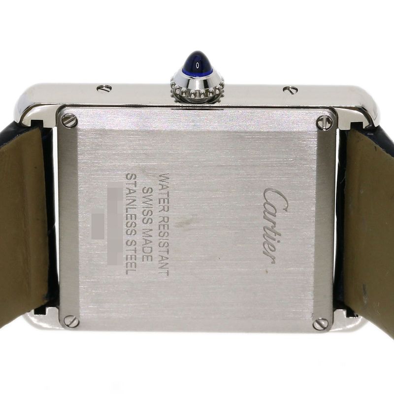 Cartier Tank Mast LM Watch SS Leather