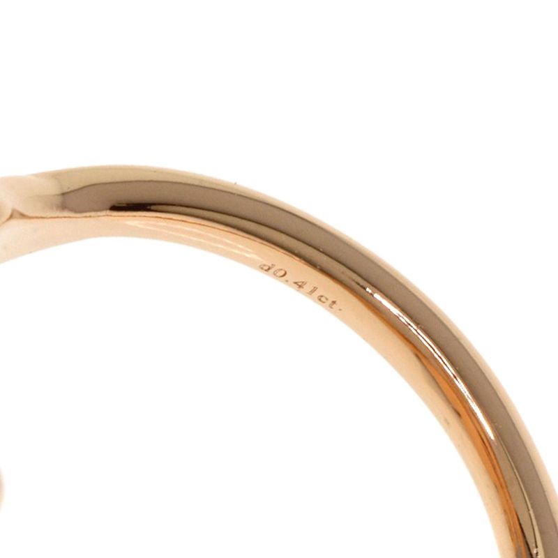 Tiffany & Co. Victoria Vine Bypass Diamond Ring 18K Pink Gold