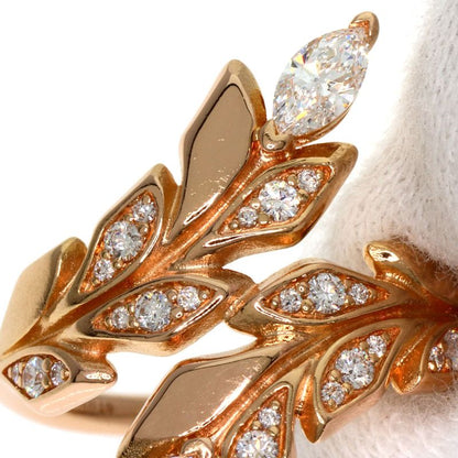 Tiffany & Co. Victoria Vine Bypass Diamond Ring 18K Pink Gold