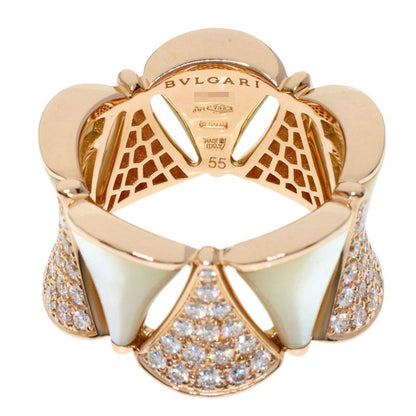 Bvlgari Diva Dream Diamond 55 Ring 18K Pink Gold