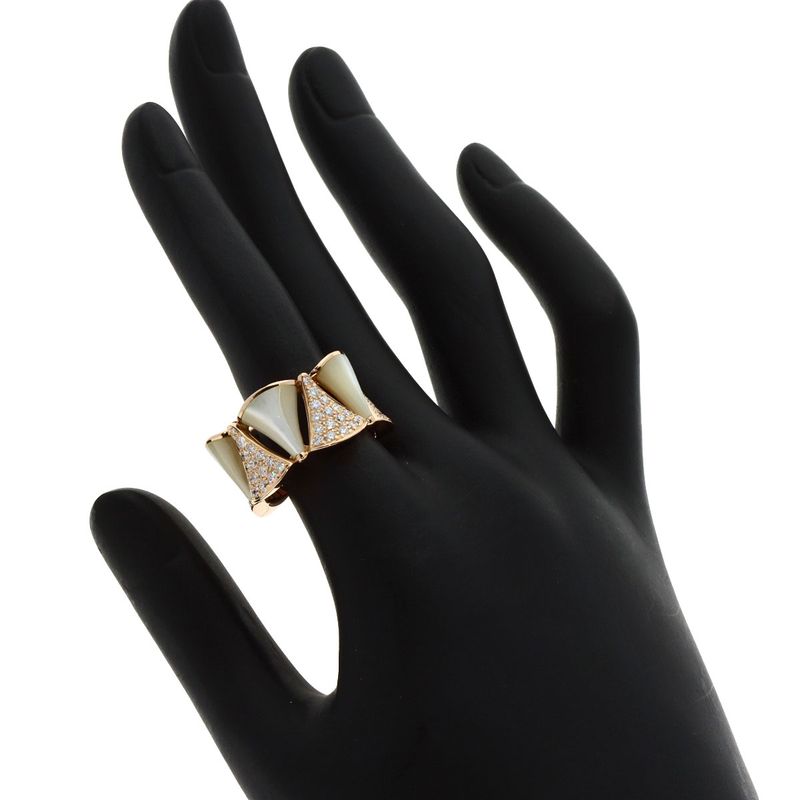 Bvlgari Diva Dream Diamond 55 Ring 18K Pink Gold