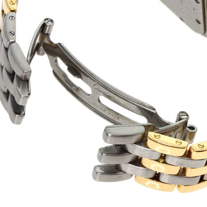 Cartier Panthere MM 3 Row Watch SS Yellow Gold Boys
