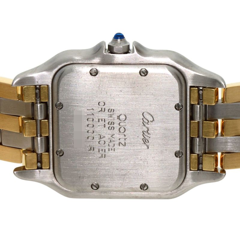 Cartier Panthere MM 3 Row Watch SS Yellow Gold Boys