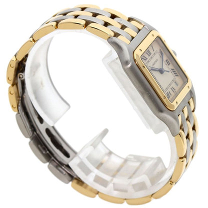 Cartier Panthere MM 3 Row Watch SS Yellow Gold Boys