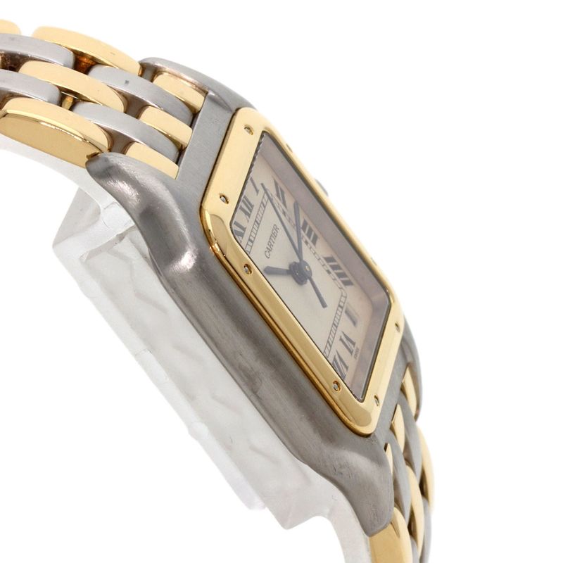 Cartier Panthere MM 3 Row Watch SS Yellow Gold Boys