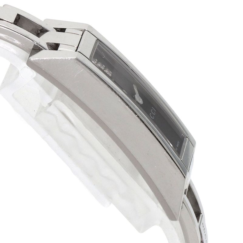 Gucci 110 Square Face Diamond Watch SS