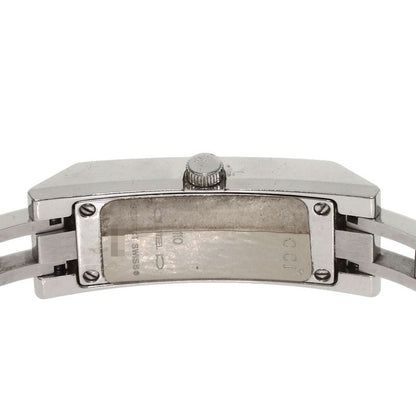 Gucci 110 Square Face Diamond Watch SS