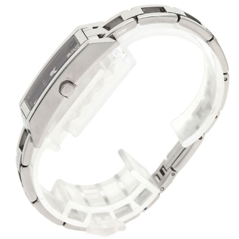 Gucci 110 Square Face Diamond Watch SS