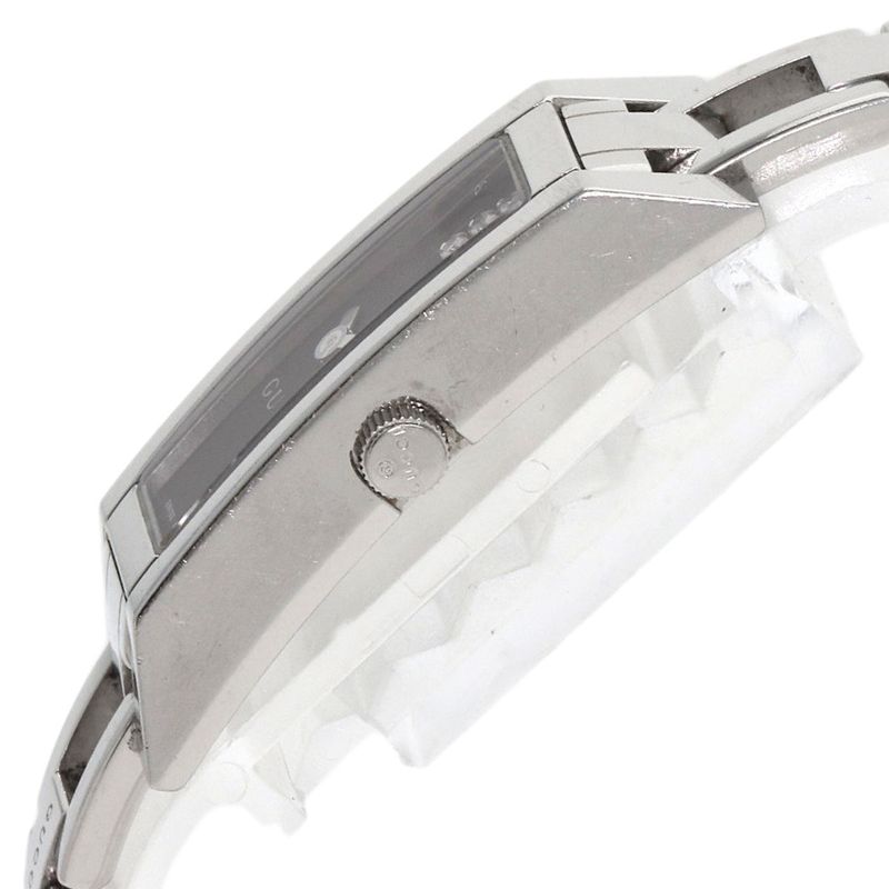 Gucci 110 Square Face Diamond Watch SS