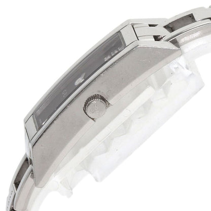 Gucci 110 Square Face Diamond Watch SS
