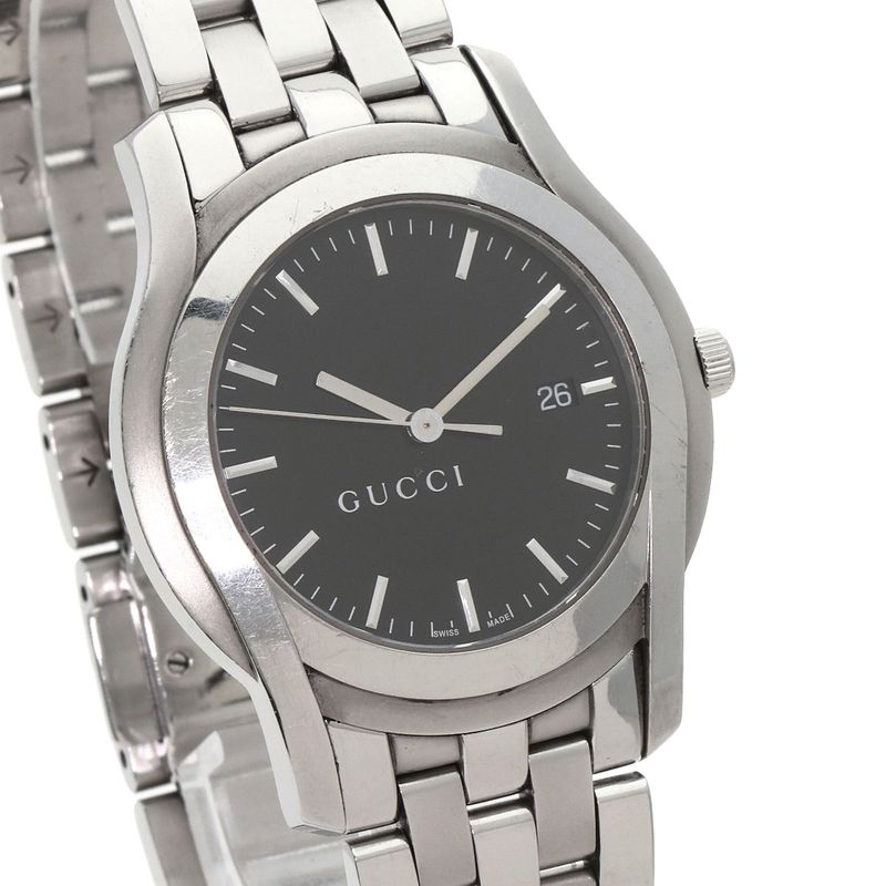 Gucci Round Face Watch SS