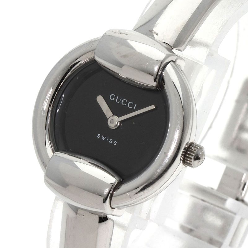 Gucci Round Face Watch SS