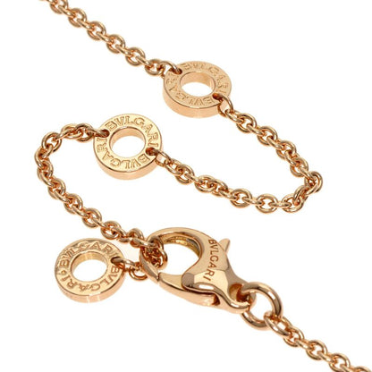 Bvlgari B-zero One Black Ceramic Diamond Necklace 18K Pink Gold