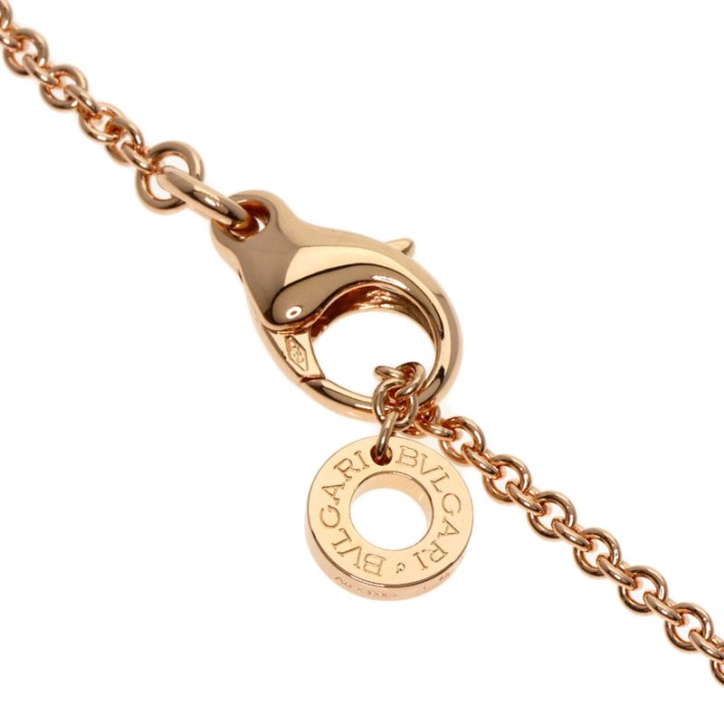 Bvlgari B-zero One Black Ceramic Necklace 18K Pink Gold