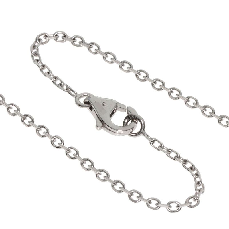 Cartier Heart Pave Diamond Necklace 18K White Gold