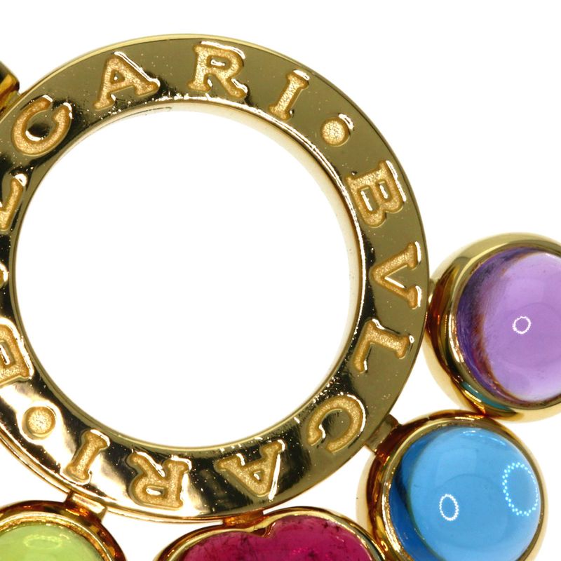 Bvlgari Allegra Multicolor Stone Necklace 18K Yellow Gold