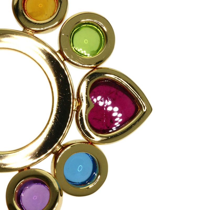 Bvlgari Allegra Multicolor Stone Necklace 18K Yellow Gold