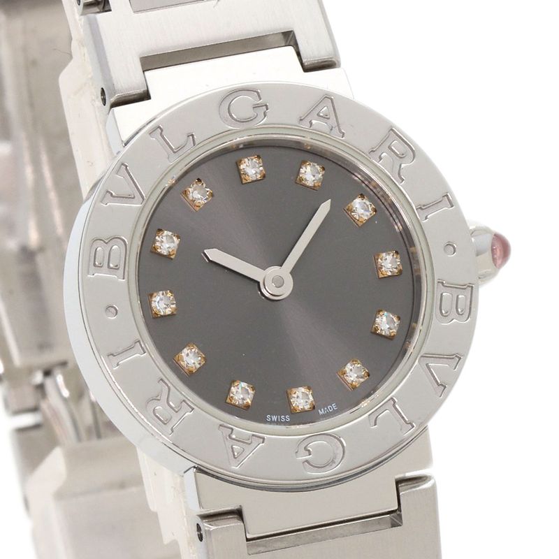 Bvlgari 12 Diamond Watch SS
