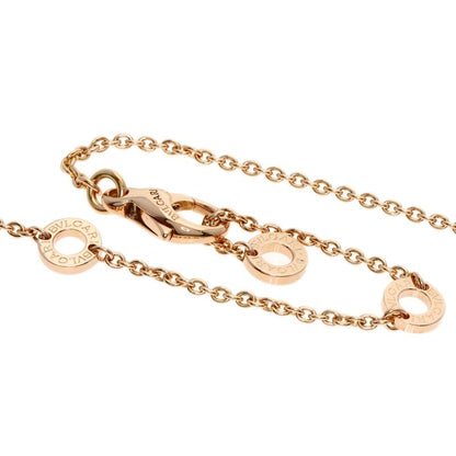 Bvlgari White Ceramic Necklace 18K Pink Gold