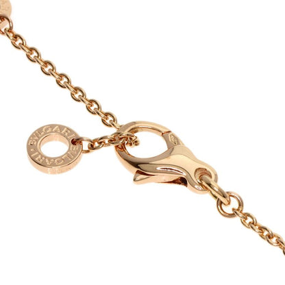 Bvlgari White Ceramic Necklace 18K Pink Gold