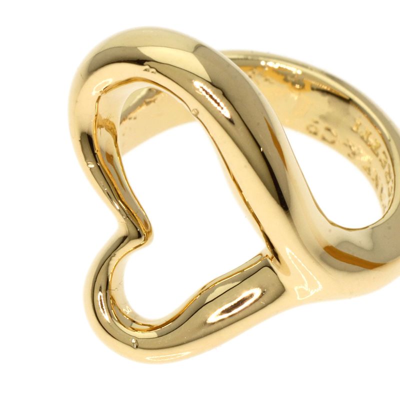 Tiffany & Co. Open Heart Ring 18K Yellow Gold