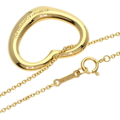 Tiffany & Co. Open Heart Necklace 18K Yellow Gold