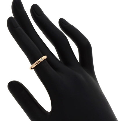 Tiffany & Co. Stacking Band Ring Diamond 18K Pink