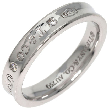 Tiffany & Co. Narrow Diamond Ring 18K White Gold