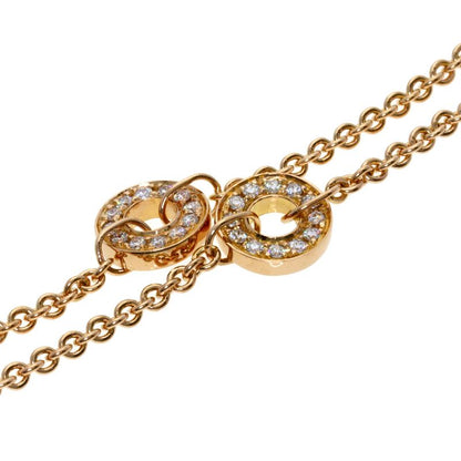 Bvlgari Element Diamond Ceramic Necklace 18K Pink Gold