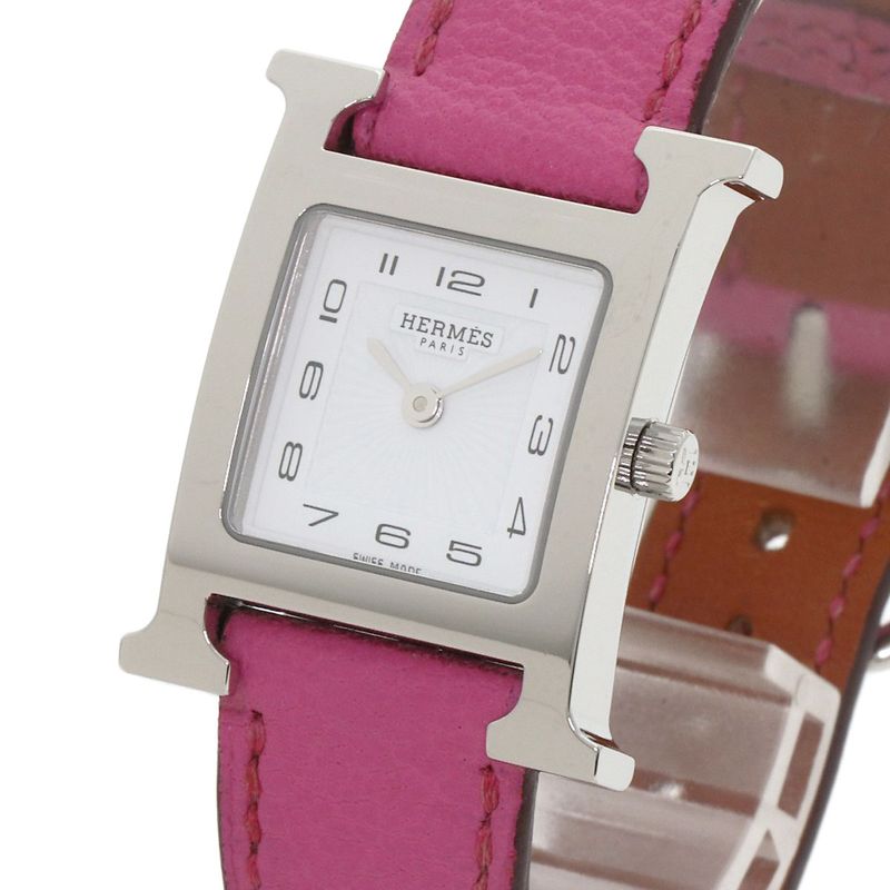 Hermes Watch SS Leather