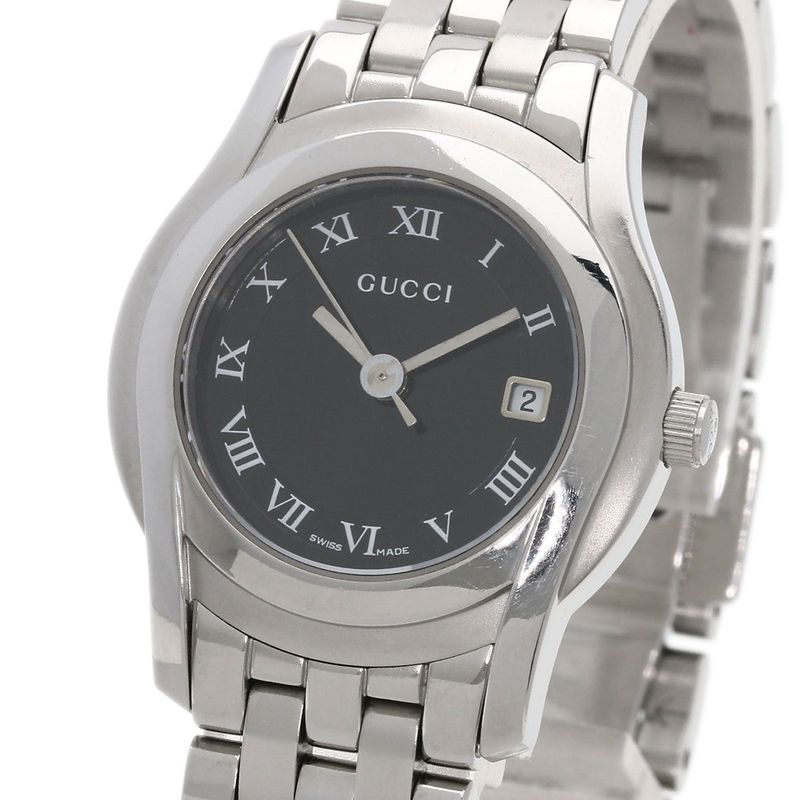 Gucci Round Face Watch SS