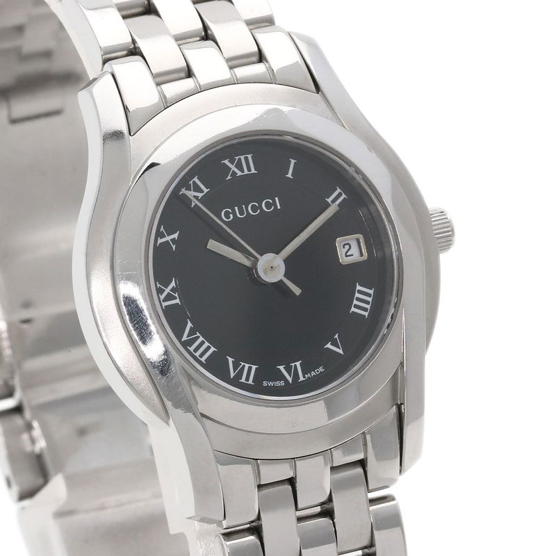 Gucci Round Face Watch SS